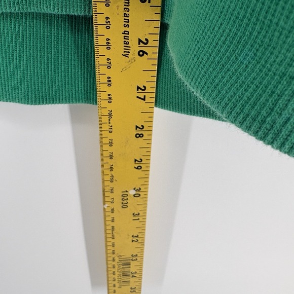 Tommy Bahama Relax Embroidered Marlin Mens Size XL 1/4 Zip Pullover Green - Picture 14 of 16